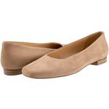 Trotters Honor Taupe Nubuck Women's Shoes Taupe B