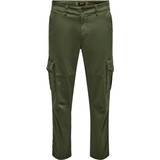 Only & Sons Onsdean Life Tap Cargo 0032 Pant Noos - Green/Olive Night