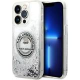 Mobiltillbehör Karl Lagerfeld iPhone 14 Pro Max Liquid Glitter RSG Silver