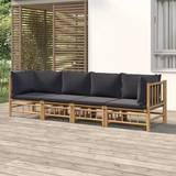 Bambu Loungeset Utemöbler vidaXL 4 Loungeset