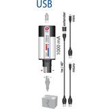 Laddare Batterier & Laddbart Optimate 2400mA USB Charger w/Standby Mode & Battery Monitor O-100V3