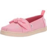 Rosa Espadriller Toms Alpargata Carnation Pink Twill Glimmer/bow Canvas Shoe, Pink, Younger