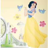 Prinsessor - Vita Barnrum RoomMates Disney Snow White Peel & Stick Giant Wall Decal with Gems