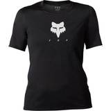 Fox Ranger TruDri SS T-shirt Dam svart 2023 DH & FR-tröjor