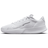 Nike Silver Skor Nike Court Vapor Shoes White/Pure Platinum/Metallic Silver