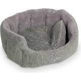 Nobby Hundar - Hundbäddar, Hundfiltar & Kylmattor Husdjur Nobby Padded Plush Oval Bed with Reversible Cushion