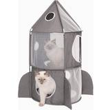Hagen vesper rocket ship tower cat kitten 3-level hideout