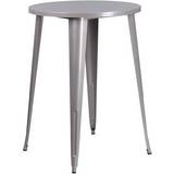 Silver Barbord Flash Furniture Commercial Grade 30 Bar Table