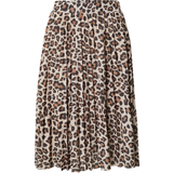 Leopard Kjolar About You Elis Skirt - Beige