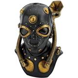 Science Fiction Heltäckande masker Design Toscano Steampunk Apocalypse Gas Mask Statue