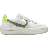Nike Plast Sneakers Nike Force 1 W - White/Sail/Volt/Oil Green