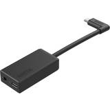 USB C Kablar GoPro Angled USB C-USB C/3.5mm M-F Adapter