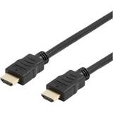 HDMI-kablar - PVC - Standard HDMI-Standard HDMI Deltaco Flex HDMI - HDMI M-M 2m