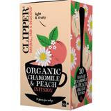 Clipper Matvaror Clipper Organic Chamomile & Peach 20 tepåsar