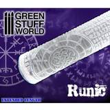 Gröna Kavlar Runic Rolling Pin Brödkavel