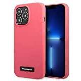 Mobilfodral Karl Lagerfeld iPhone 13 Pro Silicone Plaque Fuchsia