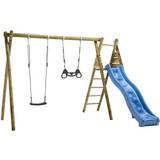 Rutschkanor Lekplats Nordic Play Swing Set incl 1 Swing1 Trapeze Fitting & 1 slide