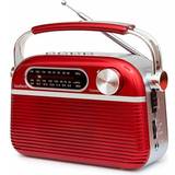 Vintage radio Bluetoothradio Kooltech Röd Vintage