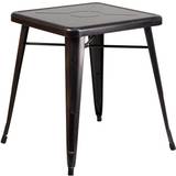 Flash Furniture CH-31330-29-BQ-GG 23 3/4" Black-Antique Dining Table