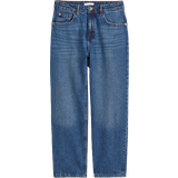 H&M Dam Jeans H&M Mom Loose Fit Jeans - Dark Denim Blue