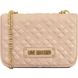Love Moschino Super Quilted Chain Shoulder Bag - Pale Pink