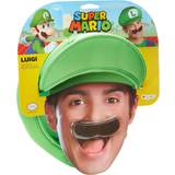 Film & TV - Grön Huvudbonader Disguise Luigi Adult Hat and Mustache Green