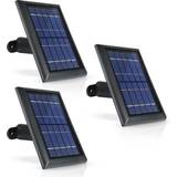 Arlo ultra 2 Wasserstein Solar Panel for Arlo Ultra 2 and Arlo Pro 4 Surveillance Cameras 3-Pack Black