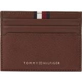 Tommy Hilfiger Premium Leather Credit Card - DARK CHESTNUT