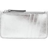 Korthållare silver plånbok plånböcker Maison Margiela Silver Four Stitches Card Holder - T9002 Silver