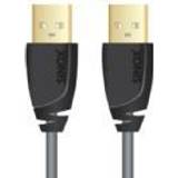 Sinox Svarta - USB-kabel Kablar Sinox SXC4802 USB-A M/Mini 2