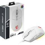 MSI Gamingmöss MSI CLUTCH GM11 WHITE GAMING Mouse
