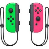 Rosa Spelkontroller Nintendo Switch Joy-Con Controller Pair - Neon Green/Neon Pink