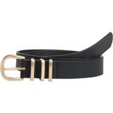 Guld Accessoarer Pieces Jeans Belt - Black