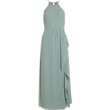 Öppen rygg Kläder Vila Milina Sleeveless Evening Dress - Green Environment