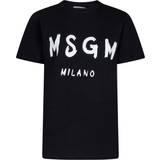 MSGM Överdelar MSGM Brushed Logo T-shirt - Black