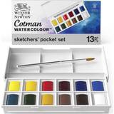 Färger Winsor & Newton Cotman Watercolours Sketchers' Pocket Set 13-pack