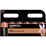 Duracell C (LR14) Batterier & Laddbart Duracell C Plus 6-pack
