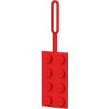 Röda Resetillbehör Lego Brick Luggage Tag