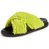 Marni Sandaler Marni Flat Sandals Woman colour Lime