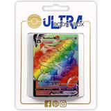 Pokémon kort Sällskapsspel Ronflex VMAX Shiny Rainbow Ultraboost X Epée et Bouclier 1 Box of 10 French Pokemon Cards