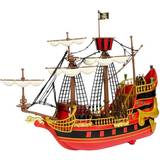 Pirater - Plastleksaker Leksaksfordon Captain Sabertooth Pirate Ship The Black Lady 47cm
