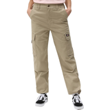 Beige - Dam Byxor & Shorts Dickies Hooper Bay Women Cargo Trousers - Khaki