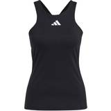 Dam - Elastan/Lycra/Spandex T-shirts & Linnen adidas Tennis Y-Tank Top Black