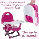 Chicco Rosa Bära & Sitta Chicco Pocket Snack Chair