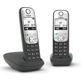 Gigaset Fast telefoni Gigaset Markkabeltelefon A690 Duo Svart/Silvrig