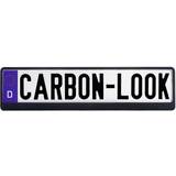 Parkeringsskivor HP Autozubehör Carbonlook Kennzeichenhalter Carbon l