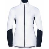Odlo Jackor Odlo The Langnes Cross-Country jacket Women's - White/Dark Sapphire