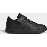 Adidas Sneakers adidas Grand Court Court Elastic Lace and Top Strap Shoes Core Black Core Black Grey Six