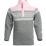 Stickade tröjor Marius Kids Wool Sweater with Zip - Lotus Pink