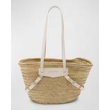 Givenchy Vita Väskor Givenchy Small Voyou Straw Basket Shoulder Bag